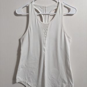 ZYIA White Effortless Tank, size small